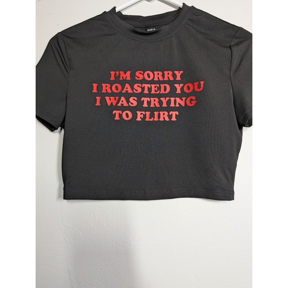 I'm Sorry I‎ Roasted You Sassy Crop Top Small